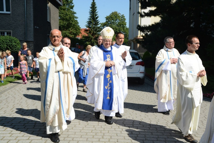 Pielgrzymkowa Eucharystia u św. Wawrzyńca