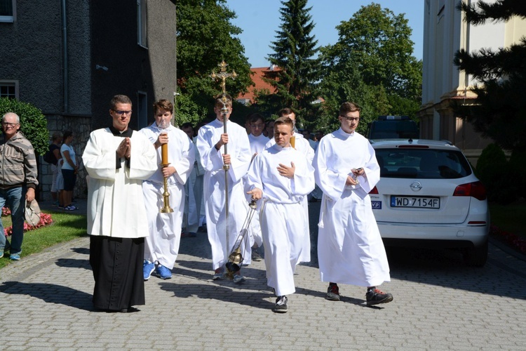 Pielgrzymkowa Eucharystia u św. Wawrzyńca