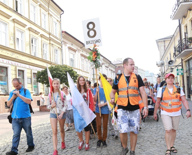 Wyjście Pieszej Pielgrzymki Tarnowskiej