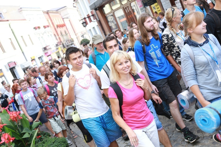 Wyjście Pieszej Pielgrzymki Tarnowskiej