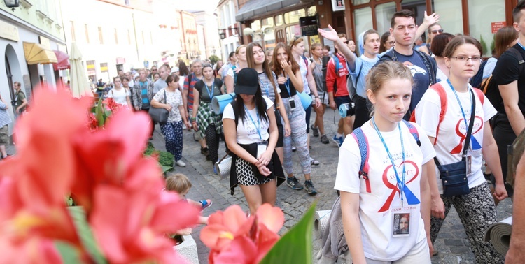 Wyjście Pieszej Pielgrzymki Tarnowskiej