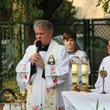 Msza św. przy kapliczce św. Rocha w Łowiczu
