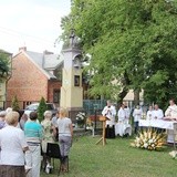 Msza św. przy kapliczce św. Rocha w Łowiczu