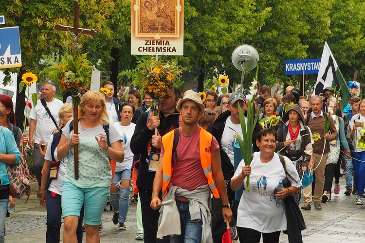 Pielgrzymi na Jasnej Górze