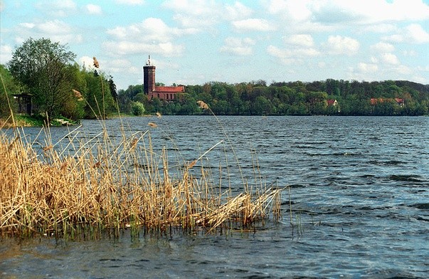 Zamek w Człuchowie od strony jeziora