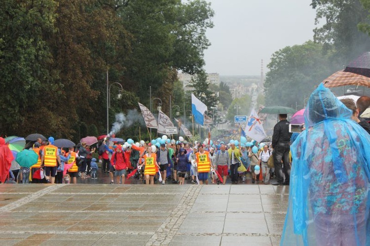 Pielgrzymi na Jasnej Górze