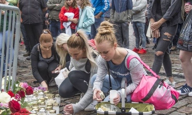 Miejsce zamachu w Turku