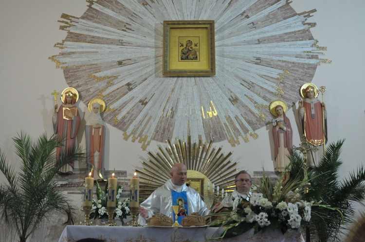 Dożynki parafialne w Łąkcie