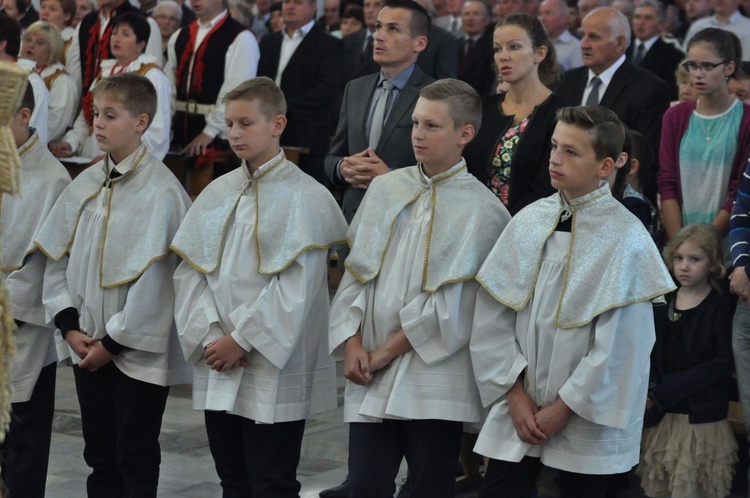 Dożynki parafialne w Łąkcie