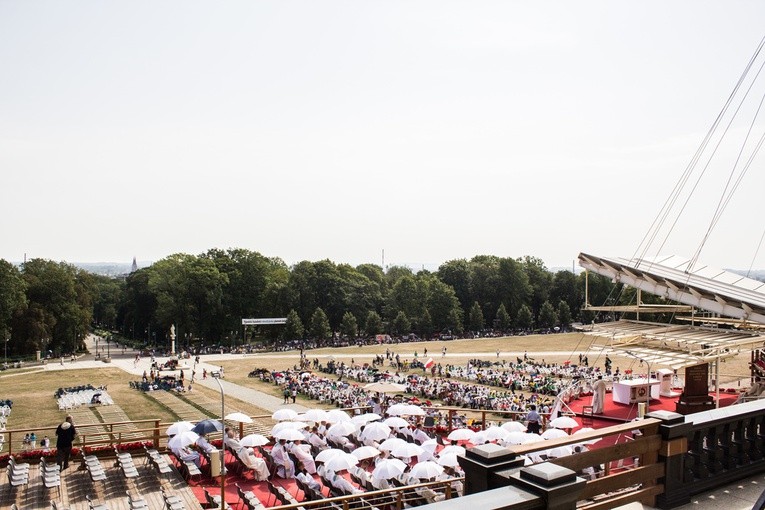 Pielgrzymka z "trójeczką"