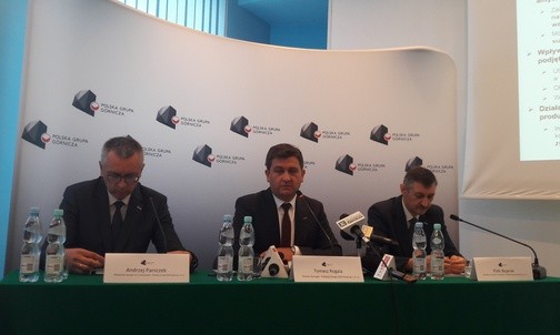 Konferencja w siedzibie PGG