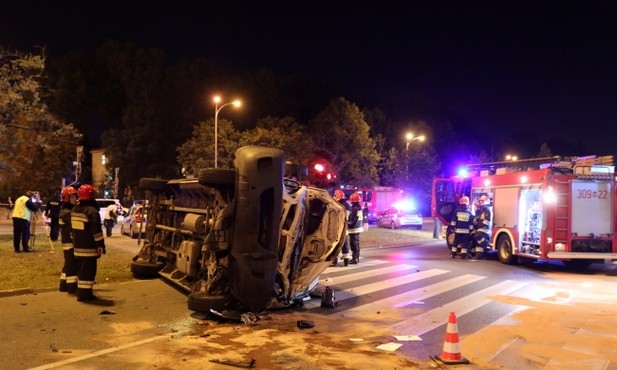 Kolizja z kolumną BOR. Eskortowano sekretarza NATO