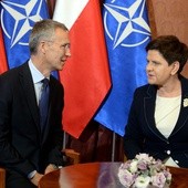 Trwa spotkanie premier Szydło z szefem NATO