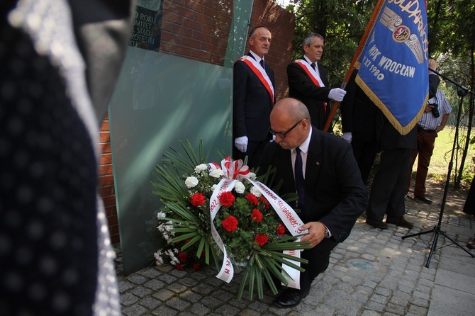 Wrocławskie obchody rocznicy "Porozumień Sierpniowych"