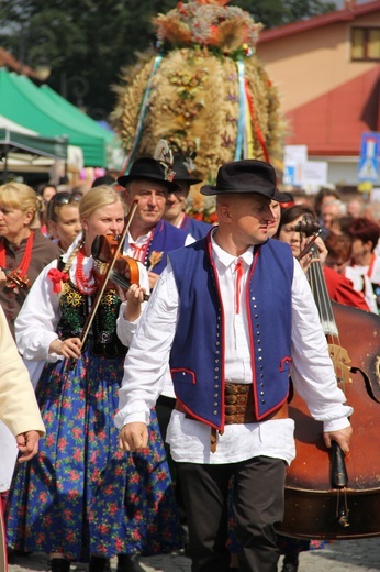 Dożynki wojewódzkie w Bobowej