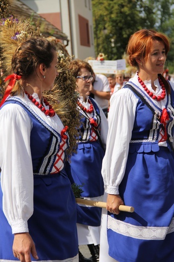 Dożynki wojewódzkie w Bobowej