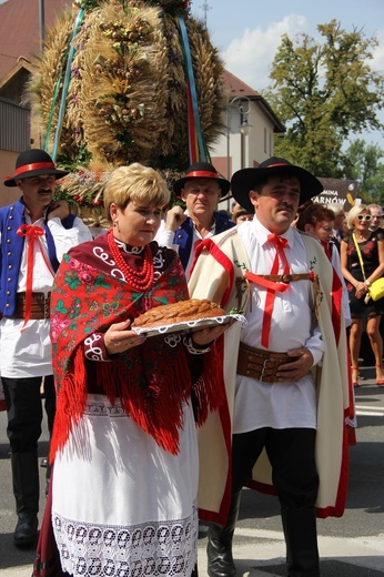 Dożynki wojewódzkie w Bobowej