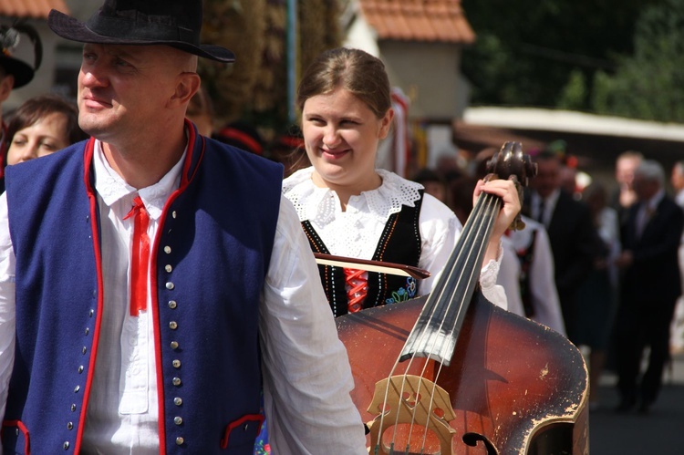 Dożynki wojewódzkie w Bobowej