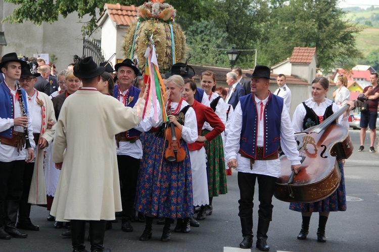 Dożynki wojewódzkie w Bobowej