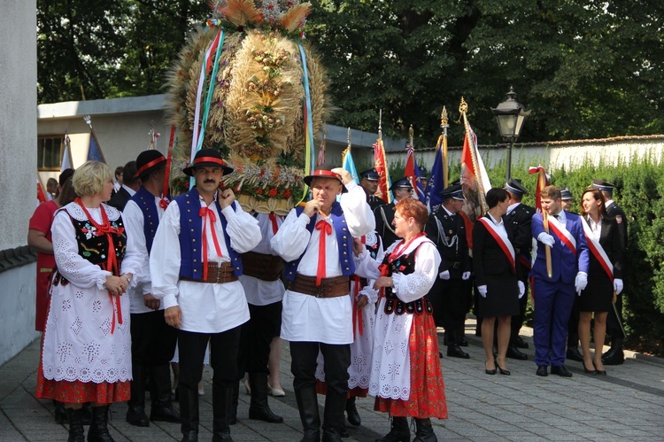 Dożynki wojewódzkie w Bobowej