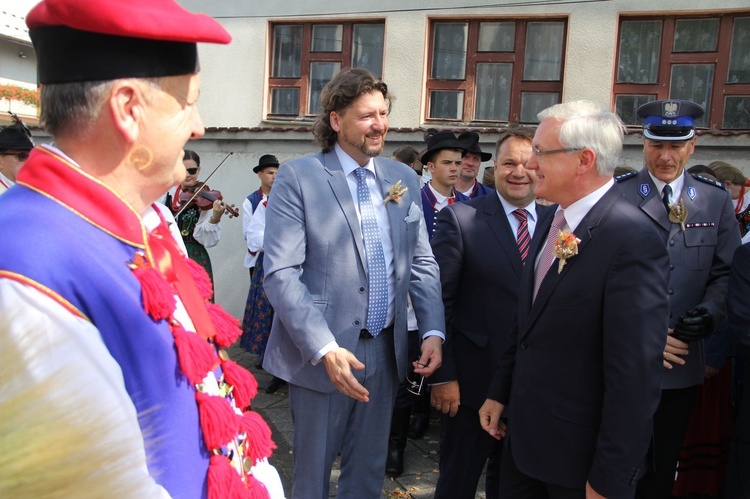 Dożynki wojewódzkie w Bobowej