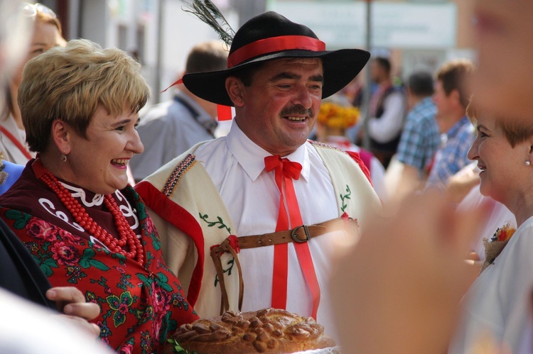 Dożynki wojewódzkie w Bobowej