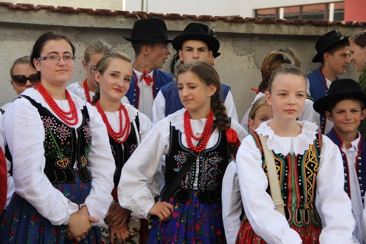 Dożynki wojewódzkie w Bobowej