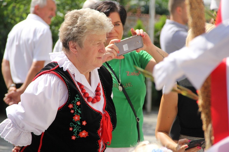 Dożynki wojewódzkie w Bobowej