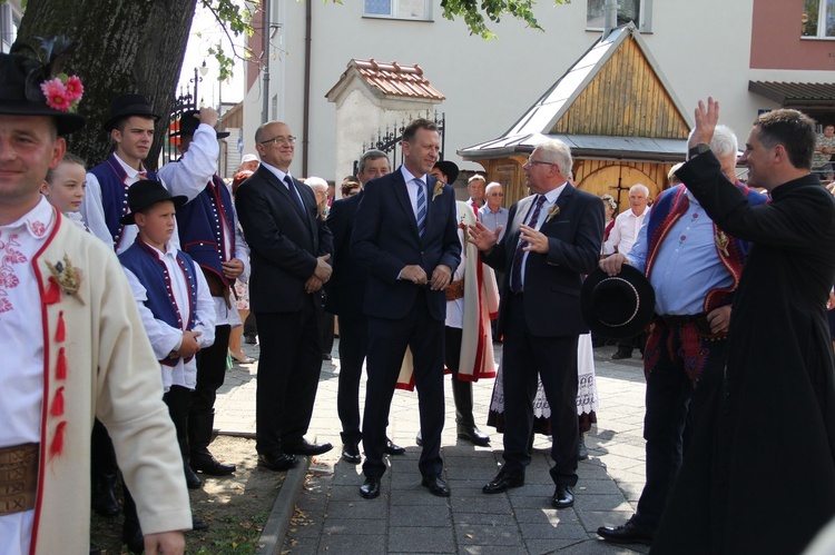 Dożynki wojewódzkie w Bobowej