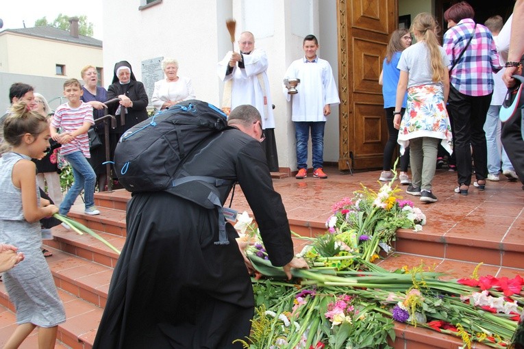 Powrót pielgrzymów do Głowna