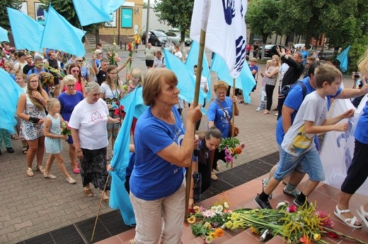 Powrót pielgrzymów do Głowna