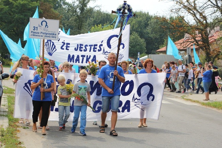 Powrót pielgrzymów do Głowna