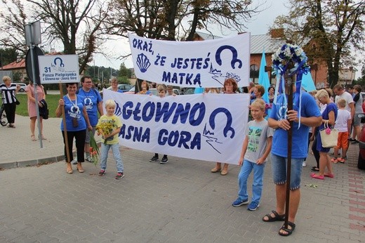 Powrót pielgrzymów do Głowna