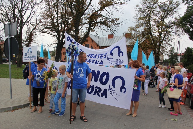 Powrót pielgrzymów do Głowna