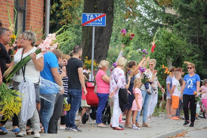 Powrót pielgrzymów do Głowna