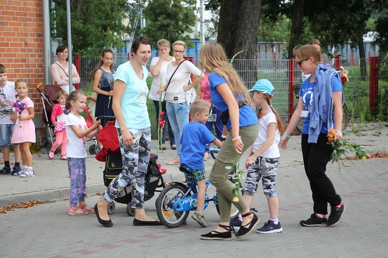 Powrót pielgrzymów do Głowna