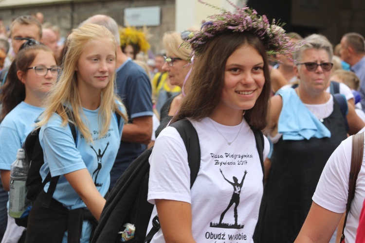 Powitanie Pielgrzymki Żywieckiej na Jasnej Górze - 2017