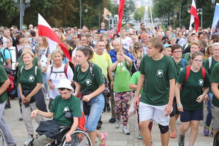 Powitanie Pielgrzymki Żywieckiej na Jasnej Górze - 2017