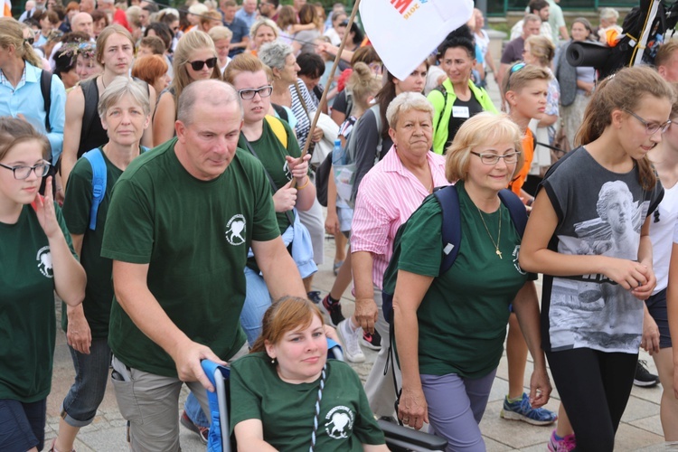 Powitanie Pielgrzymki Żywieckiej na Jasnej Górze - 2017