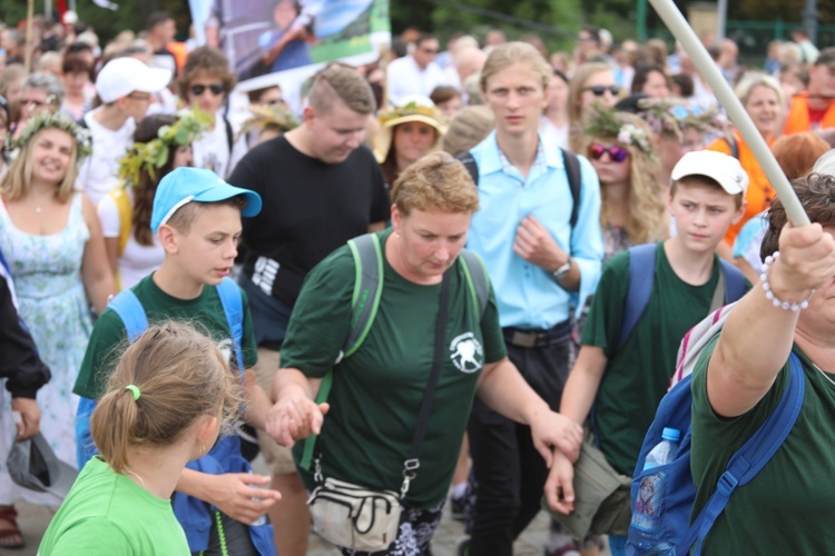 Powitanie Pielgrzymki Żywieckiej na Jasnej Górze - 2017