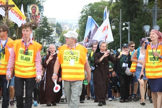 Powitanie Pielgrzymki Żywieckiej na Jasnej Górze - 2017