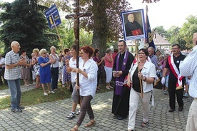 ▲	Uczestnicy wysłuchali konferencji o błogosławionym biskupie.