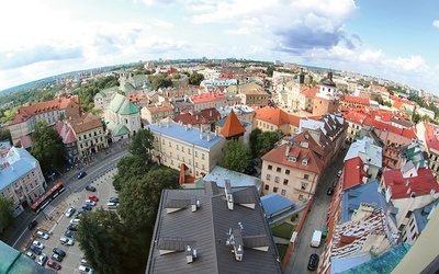 Panorama Lublina z Wieży Trynitarskiej.