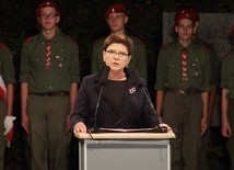 Przemówienie premier Beaty Szydło na Westerplatte