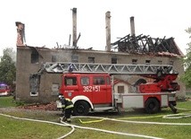Spłonął budynek mieszkalny, w którym była kaplica