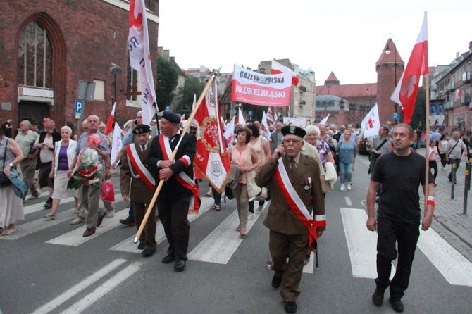 Manifestacja patriotyczna w rocznicę Porozumień Sierpniowych