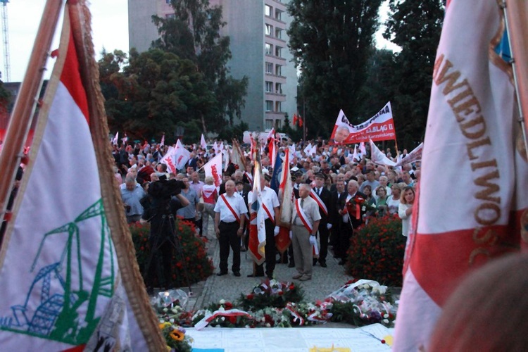 Manifestacja patriotyczna w rocznicę Porozumień Sierpniowych