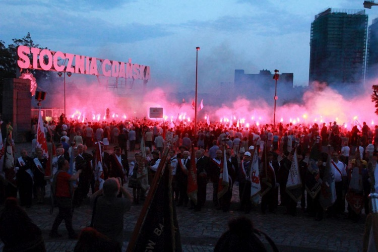 Manifestacja patriotyczna w rocznicę Porozumień Sierpniowych