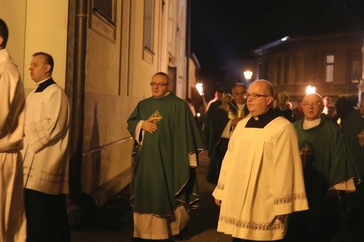 Bp Roman Pindel na nabożeństwie pompejańskim w Skoczowie - 2 września 2017