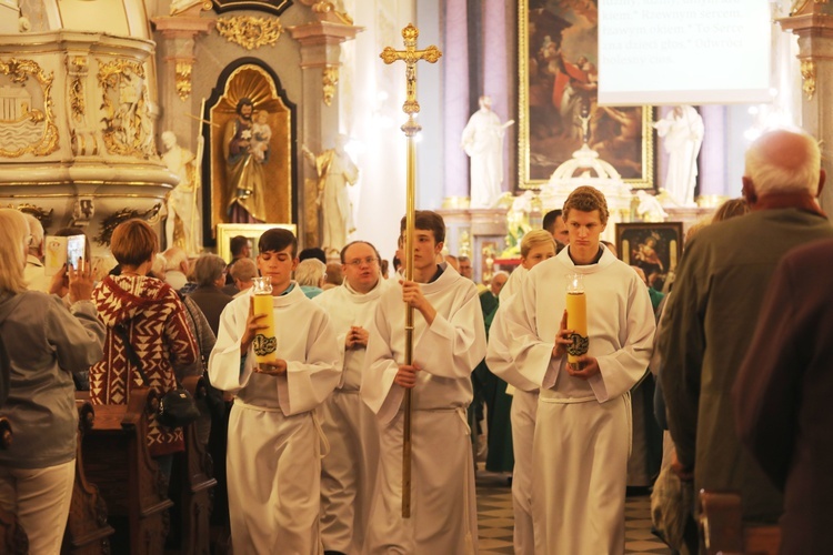 Bp Roman Pindel na nabożeństwie pompejańskim w Skoczowie - 2 września 2017